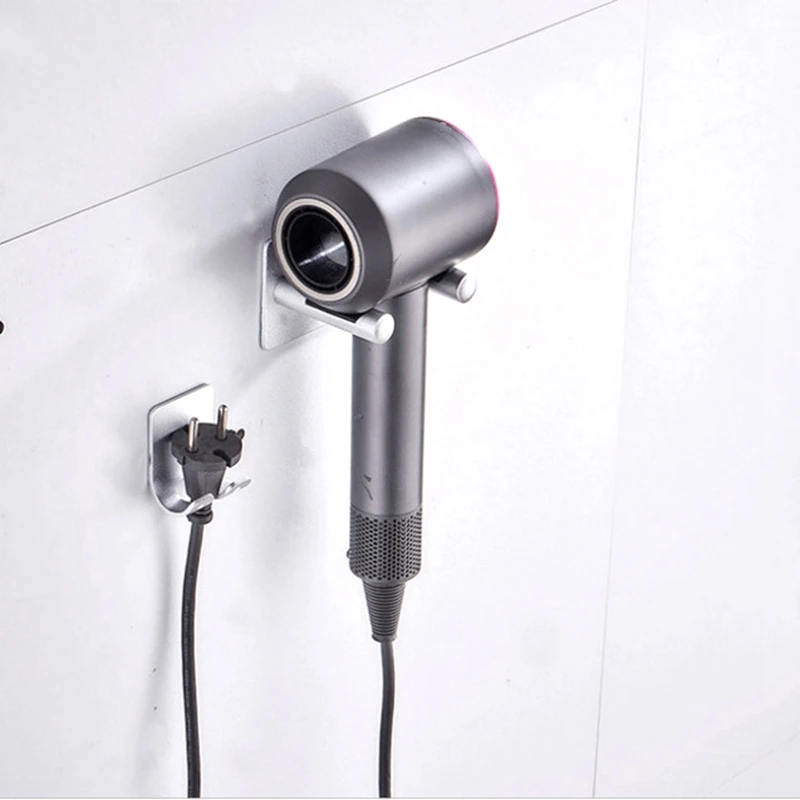 Держатель для фена настенное крепление Совместимо с Dyson фен для волос, 304 нержавеющая сталь сушилка для волос органайзер для хранения
