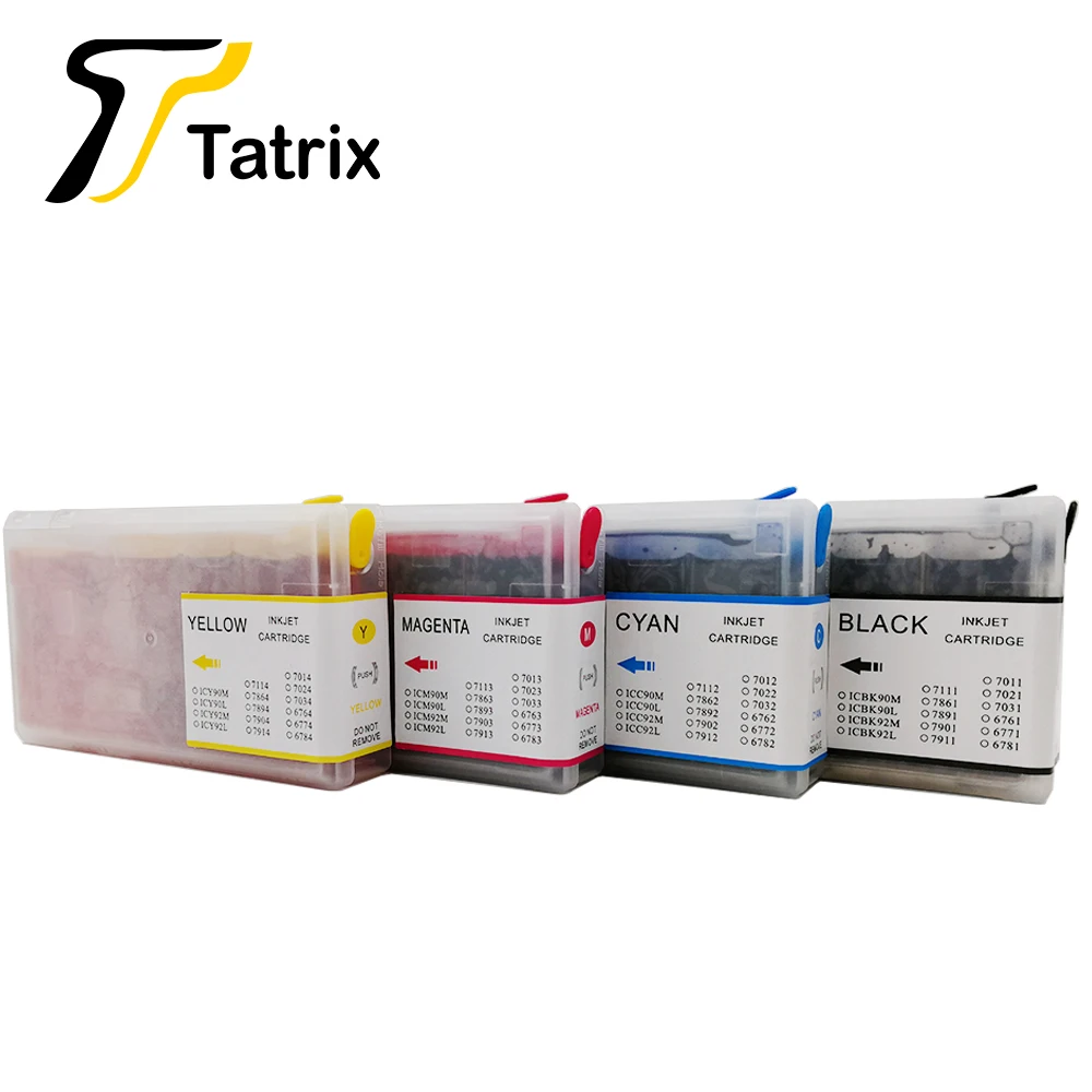 Tatrix полный заправляемые чернильные картриджи для T6771 T6774 картриджи для Epson рабочей силы Pro WP-4011/4022/4091/4092/4511/4521/4531