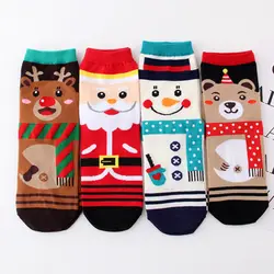 YELITE женские рождественские носки теплые женские рождественский подарок модные зимние милые шерстяные носки женские прикольные носки