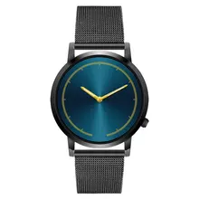 Новые мужские деловые мужские часы минимализм Классические кварцевые наручные часы из нержавеющей стали двухигольные зеркальные кварцевые часы 4 цвета