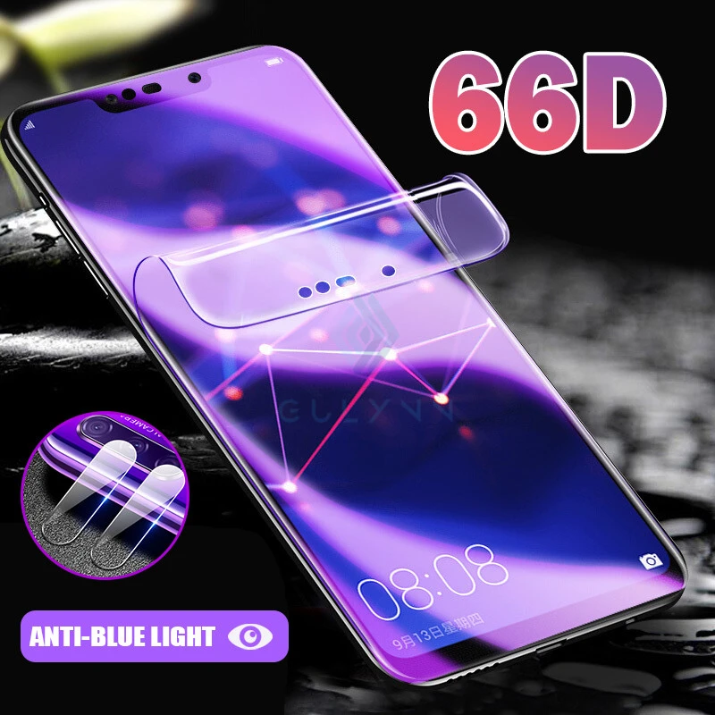 2 в 1 66D мягкая Гидрогелевая пленка для Huawei P30 P20 Lite Pro Nova 5i 5T 6 защита камеры P Smart Z Plus 19
