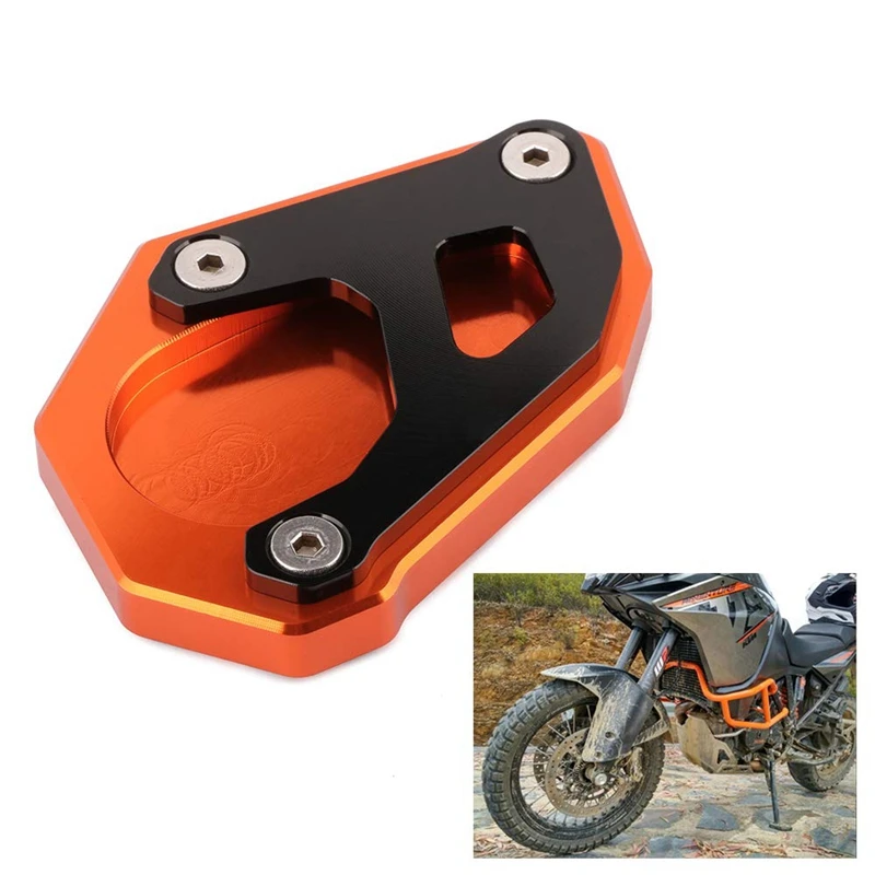 Подставки боковой удар подставка расширения пластина замещать для KTM 1050 1090 1190 1290 Приключения 2013