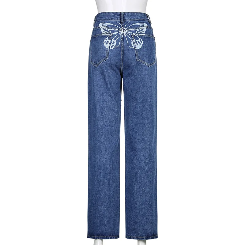 Baggy Jeans 2020 Women's Loose Mom Jeans High Street Sexy High