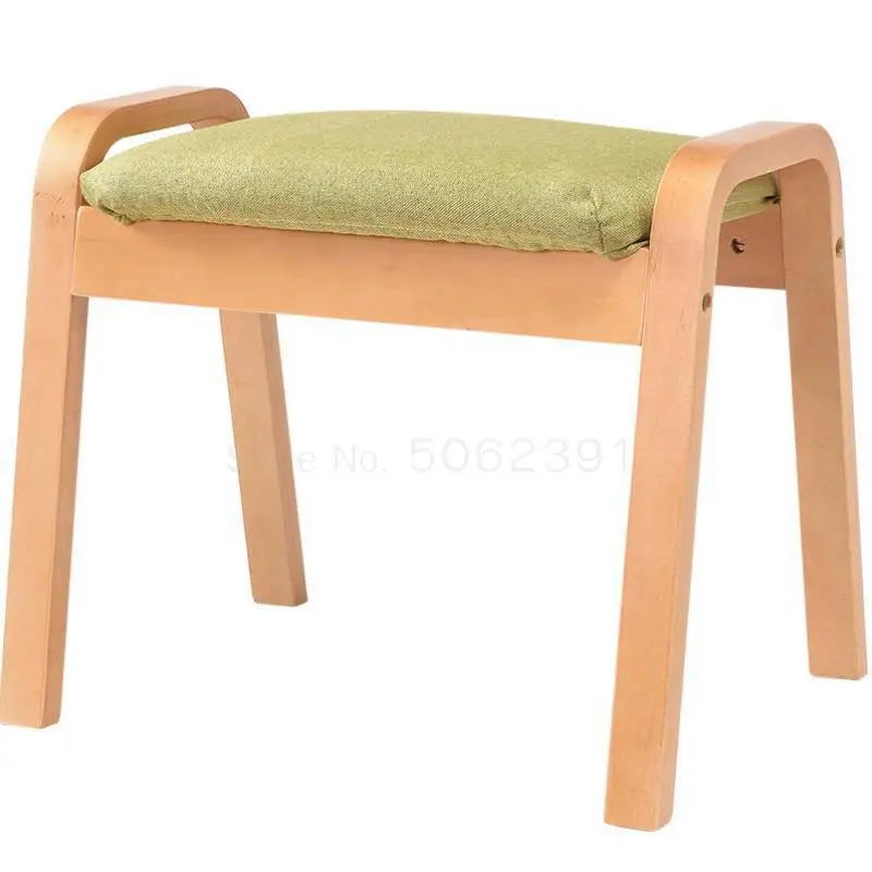 

Fashion Creative Solid Wood Sofa Bench Low Bench Simple Wood Bench Cloth Art Small Bench Bench Cover