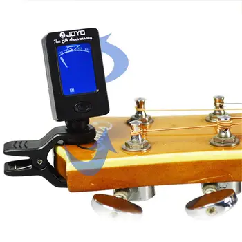 

Digital Clip-on Electric Tuner For Guitar Chromatic Bass Violin Ukulele Universal Portable Foldable Tuner Guitar Accessories
