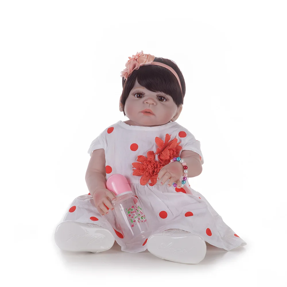 Pickwoo bebes кукла-реборн 48 см куклы для маленьких девочек Мягкие силиконовые Boneca reborn Brinquedos Bonecas детские подарки игрушки