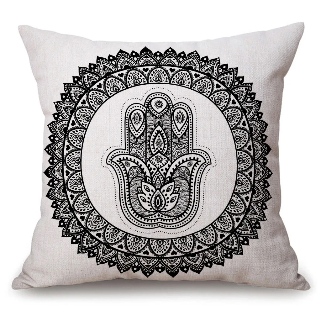 The Pattern Style Is As You Can See, Double-sided Printed Velvet Linen 45cm* 45cm Boutique Pillowcase Can Be Machine Washed