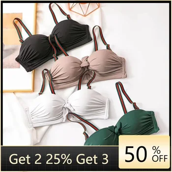 

push up bra Seamless One-Piece Three Quarters(3/4 Cup) Adjusted-straps bras lingerie set bralette tops lengerie sexy