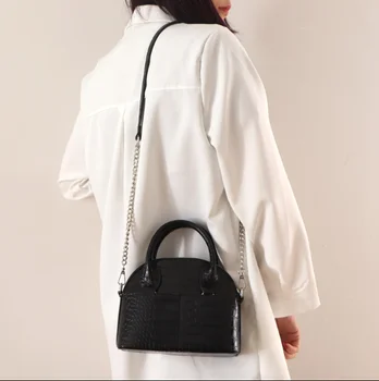 

Fashion women cute bag lady shell girl messenger shoulder bag chain cross body bag sweet female bag underarm jiuy788k