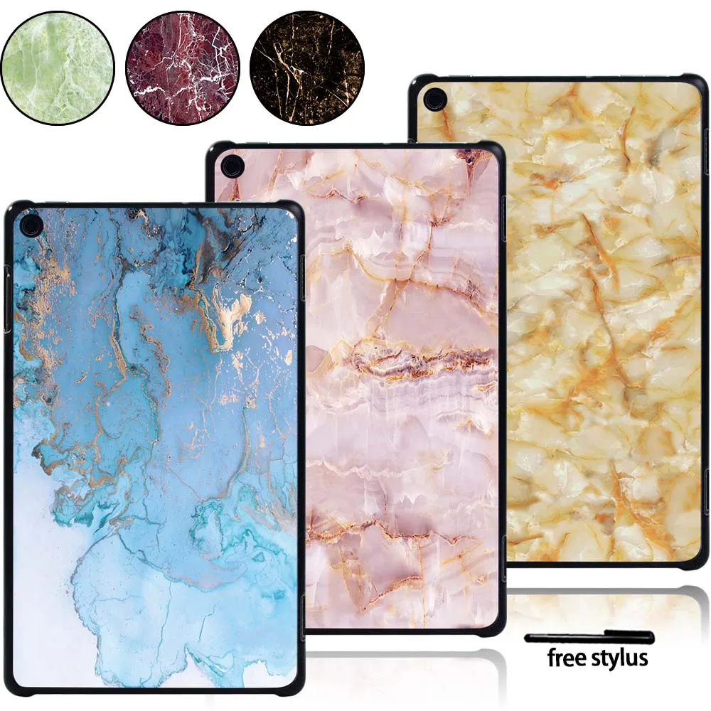 

Lightweight Hard Shell Case Cover for Amazon Fire 7/HD 8/ HD 10 with Alexa with Various Marble Printing and Colors Tablet Case