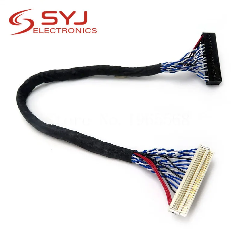 1 шт./лот 8-битный кабель LVDS FIX-30 Pin 2ch для 17-26 дюймов LCD/LED панель контроллера 25 см