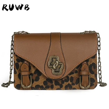 

RUWB Female Small Casual Crossbody Bags for Women Evening Clutch Bags Fashion Girls Street Shoulder Bag Ladies Chains Flap Bag