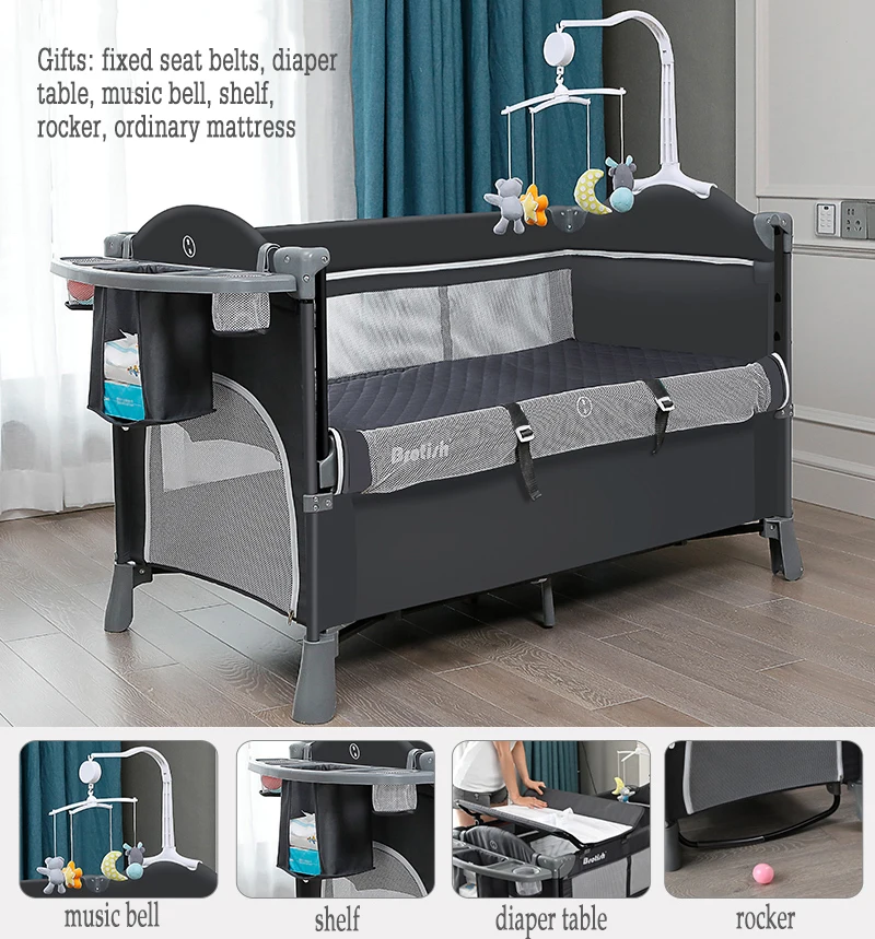 brotish baby crib