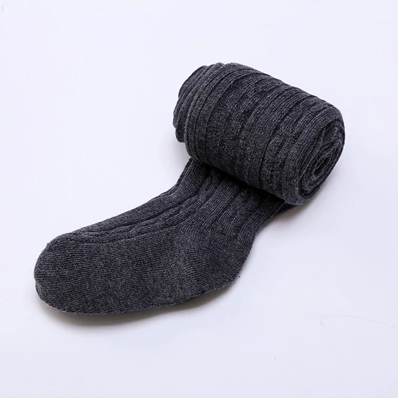 Dark Gray Носки для малышей носки для маленьких девочек Однотонные колготки для маленьких девочек Однотонные детские колготки носки для девочек - Цвет: Dark Gray