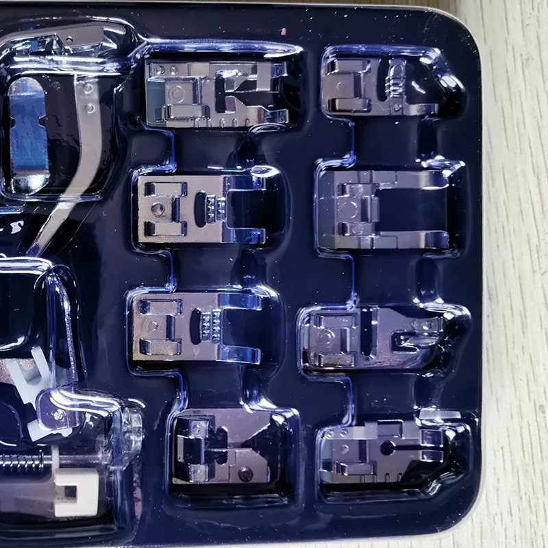 16Pcs Household Sewing Machine Presser Foot Multi-Function Sewing Accessories Common Presser Set Combination