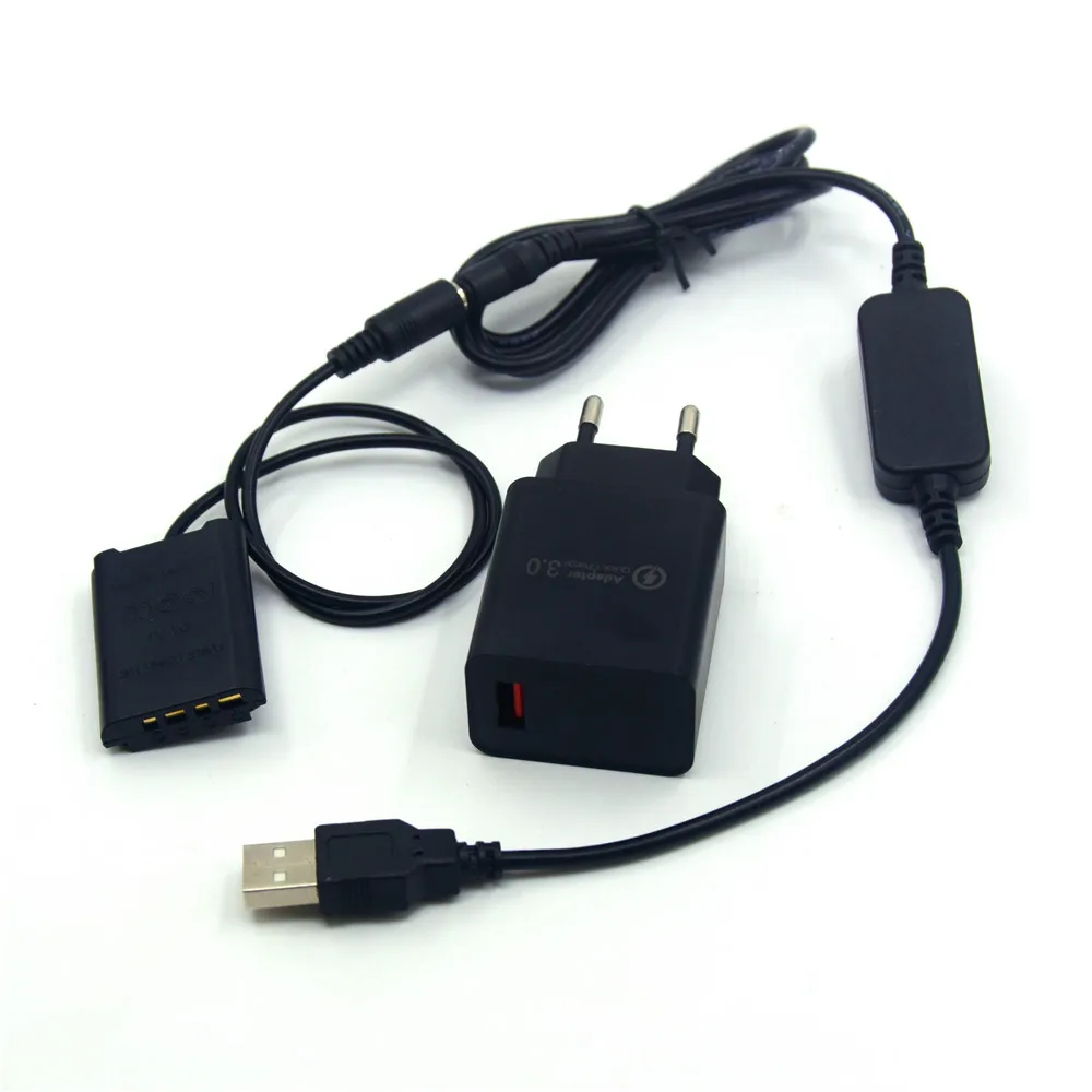 Внешний аккумулятор USB кабель 4 2 V + DK X1 DC муфта NP BX1 NPBX1 пустышка батарея быстрое
