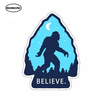 

HotMeiNi 13cm x 10.2cm For Bigfoot I Believe Personality Stickers Car Accessories Body For Car Vinyl Car Graffiti Stickers