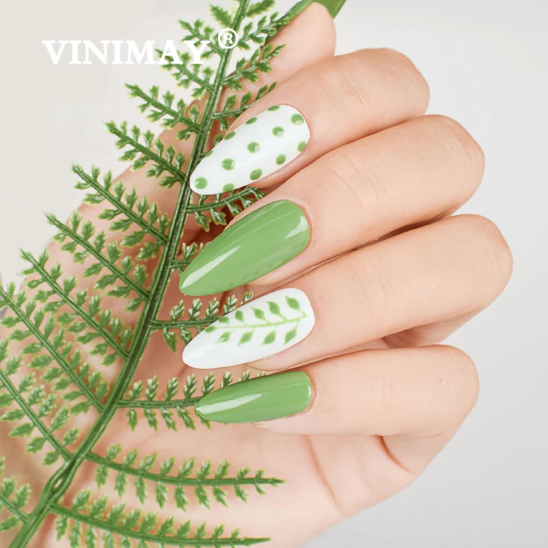 VINIMAY, 18 цветов, зеленый УФ гель лак для ногтей, гель для ногтей, лак, грунтовка, замочить, дизайн ногтей, лак для ногтей, Гель-лак для ногтей