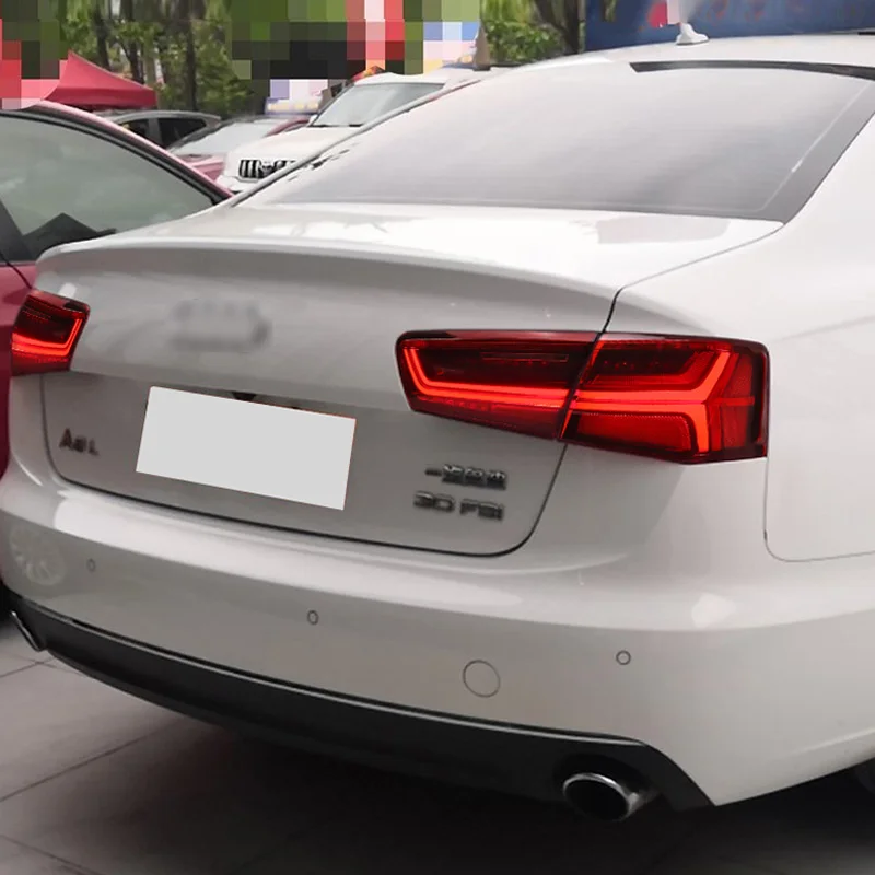 4 шт. для Audi A6 2012~ год A6L задние фонари светодиодный задний фонарь DRL+ поворот+ тормоз+ задний фонарь