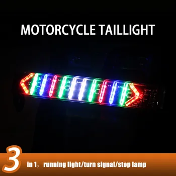 

Automobile motorcycle car 12V general running light rear LED light Turn Signal brake warning refit decoration Color lamp Flash