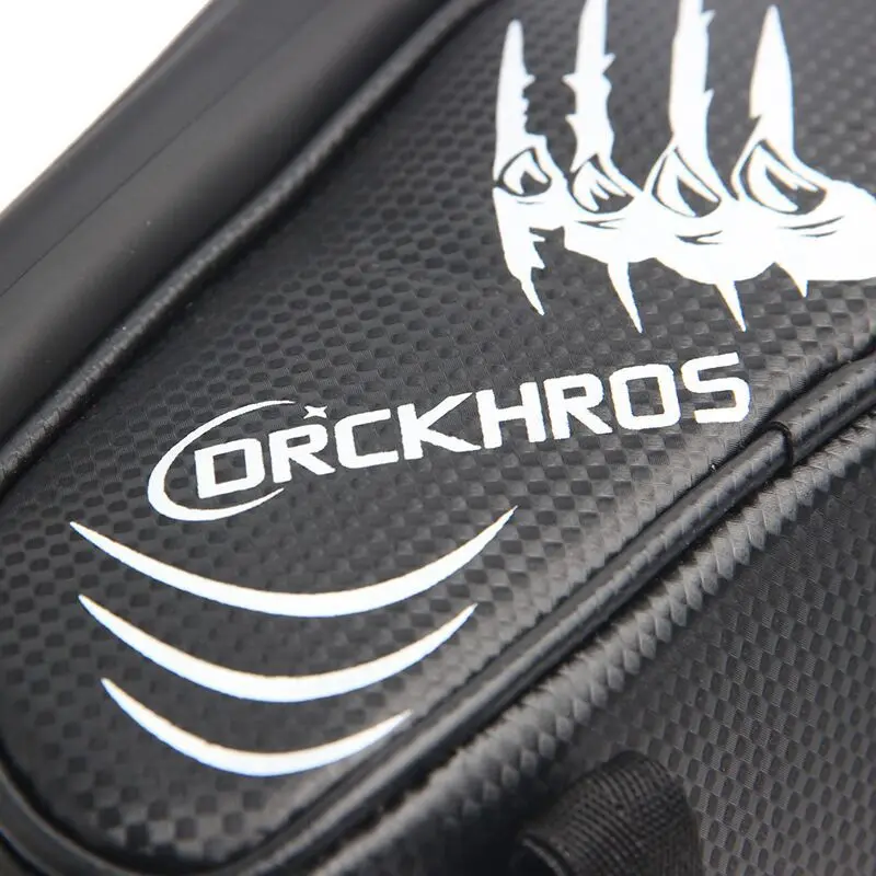 Drckhros велосипедная сумка для горного велосипеда, сумка для телефона с передним лучом, сумка для седла с сенсорным экраном, водонепроницаемая велосипедная сумка