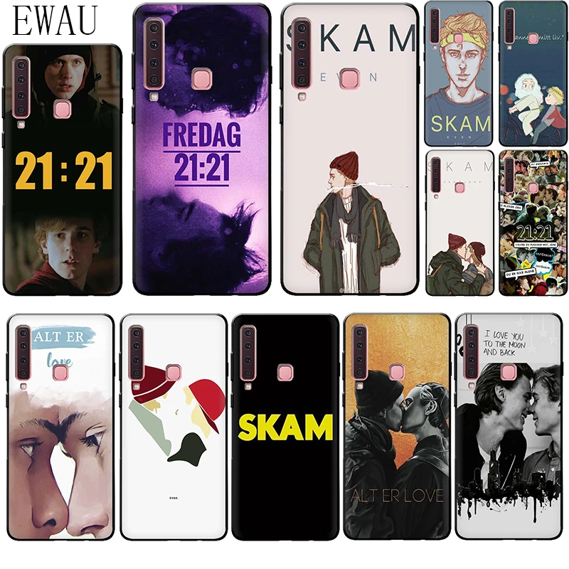 Силиконовый чехол для телефона EWAU Tv Skam Isak и Even Samsung A2 Core A5 A6 plus A7 A8 A9 A10s 20s 20E 30s 40s 50s 60