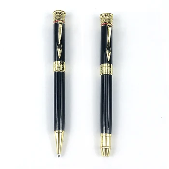

2020 quality metal ballpoint pen box with 2 signature pens office accessories Art patron series Ludwig II Limited roller pen