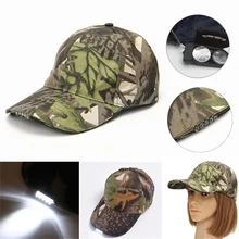 Хлопок 5 светодиодный спортивный колпачок Регулируемая Шапочка на завязках для улицы с яркими огнями для взрослых подходит для активного отдыха кемпинга