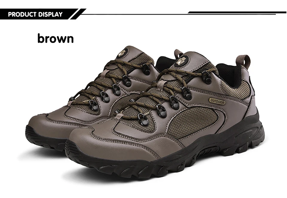 Winter Men's Shoes Fashion Outdoor Sports Mountaineering Leisure Warm, Skid-proof, Wear-resistant and Skid-proof Hiking shoes