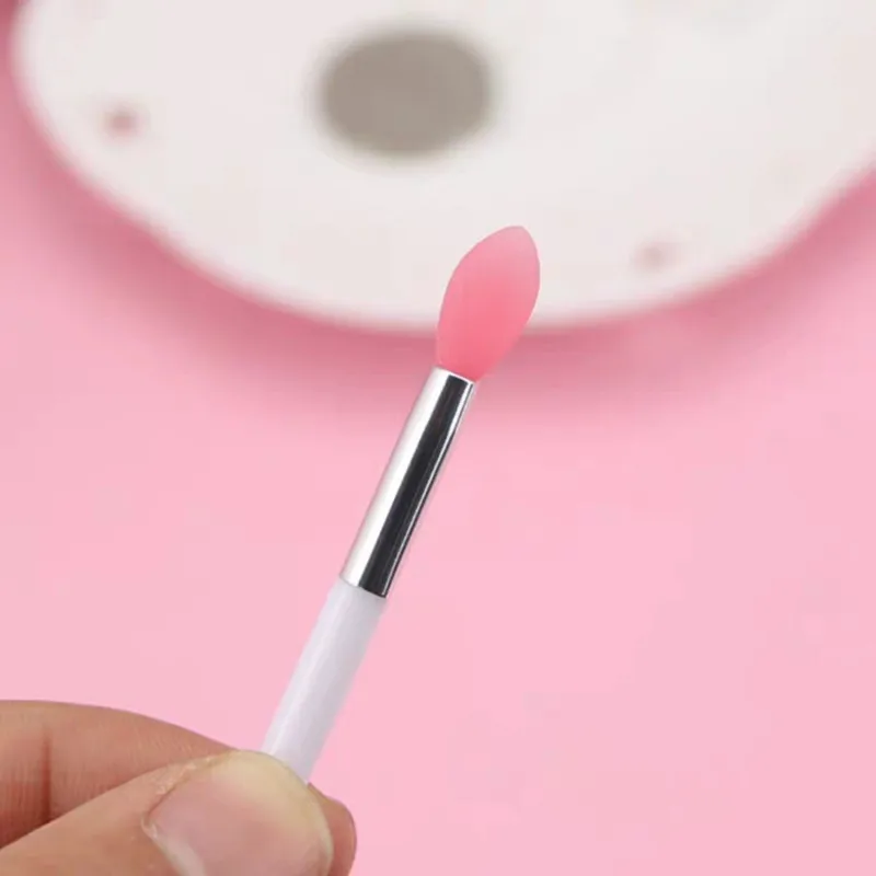 

50/100pcs Makeup Brushes Soft Silicone Head Eye Shadow Lip Applicator Brush Tools Cosmetic Brushes Makeup Brushs