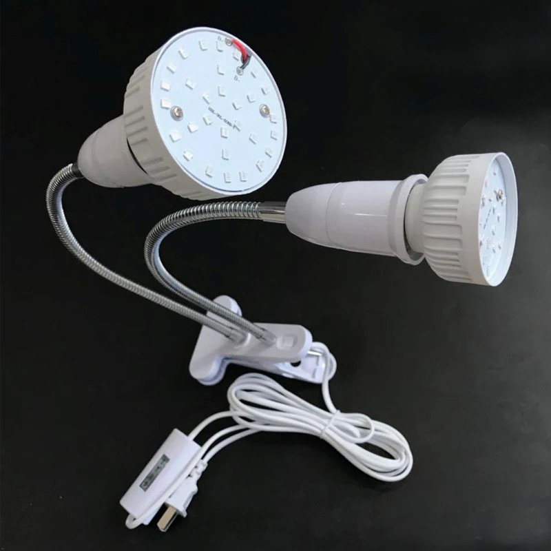 

85-265v LED Grow Light Full Spectrum 6W 9W 12W 15W Desktop Clip Phyto Lamps for Indoor Plants Grow Box Flowers Bloom