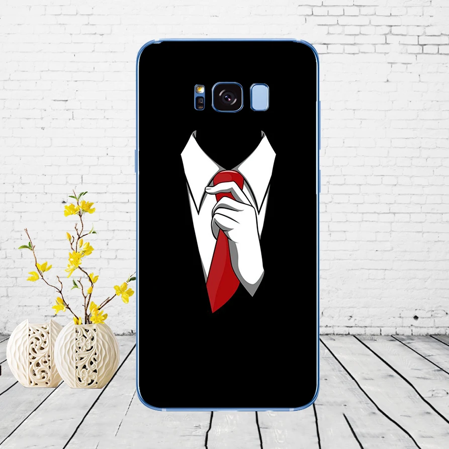 11 96DD темный костюм Mystery Man Мягкий силиконовый чехол для Samsung Galaxy S6 S7 edge S8 S9 S10 plus A70 A50 чехол - Color: 11