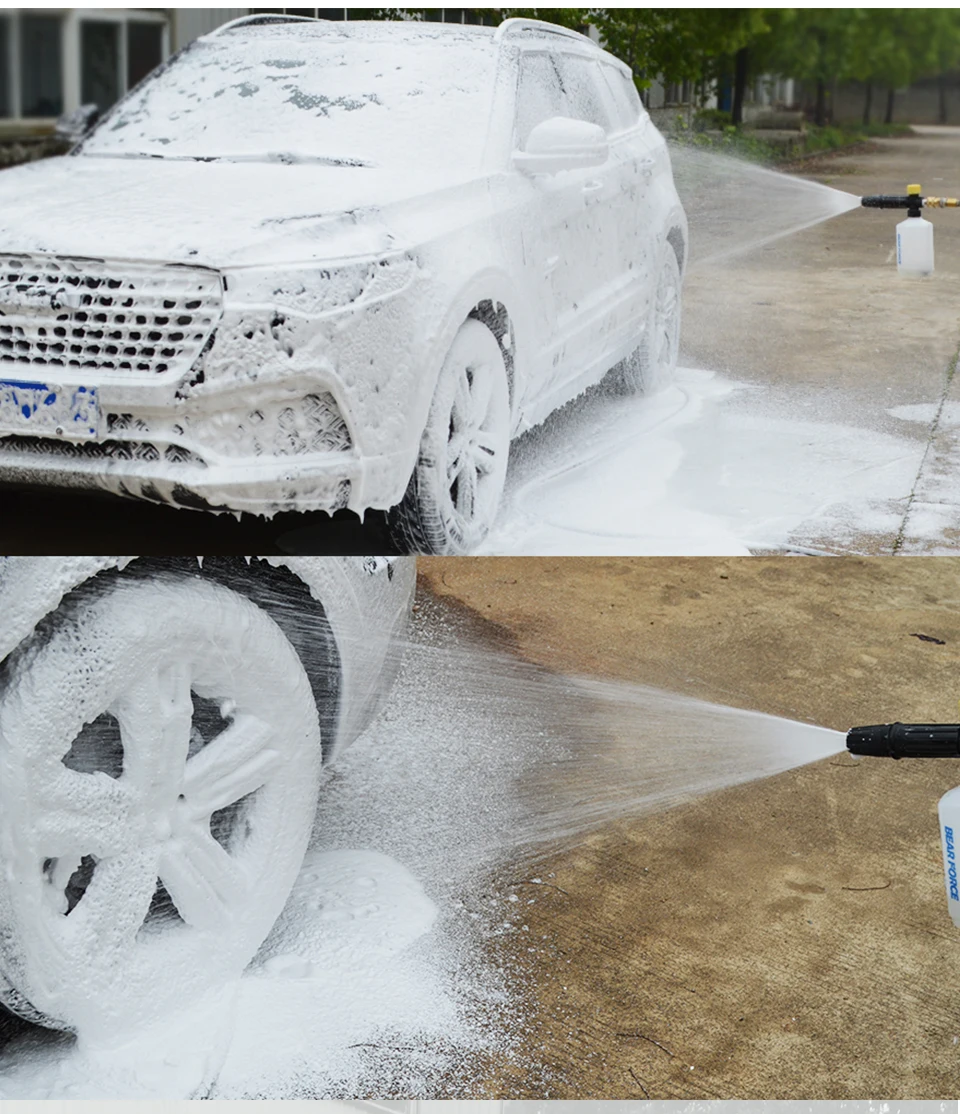 High Pressure Soap Foamer Snow foam lance car clean foam wash gun nozzle foam make for Lavor Vax Champion Denzel Pressure Washer car windshield cleaner