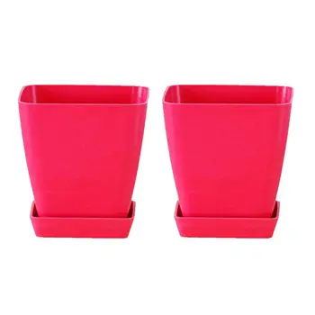 

2pcs Small Flower Pots Plant Fiber Succulent Flower Pots Home Garden Nursery Planter Bonsai Pot Planter Gardening Decoration