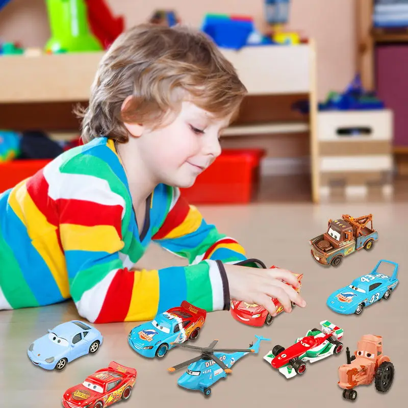 Disney Pixar Cars 2 3 Lightning McQueen Mater Jackson Storm Ramirez 1:55 Diecast Vehicle Metal Alloy Boy Kid Toys Christmas Gift Disney Pixar Cars 2 3 Lightning McQueen Mater Jackson Storm Ramirez 1:55 Diecast Vehicle Metal Alloy Boy Kid Toys Christmas Gift