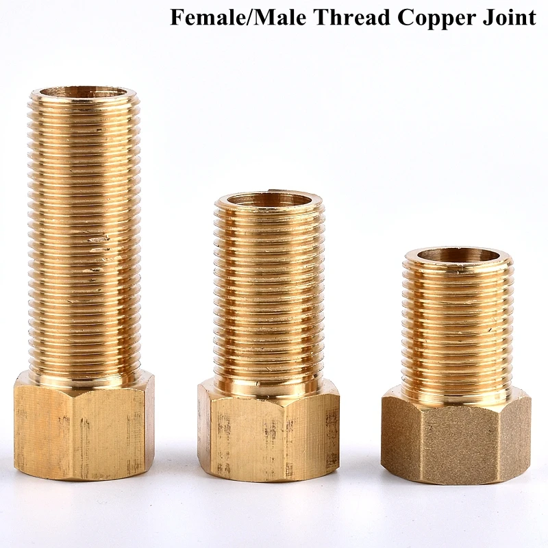 

Brass 1/2 3/4 Male/Female Thread Hex Bushing Pipe Connector Garden Watering Irrigation Copper Connector Water Gas Joint Adapter