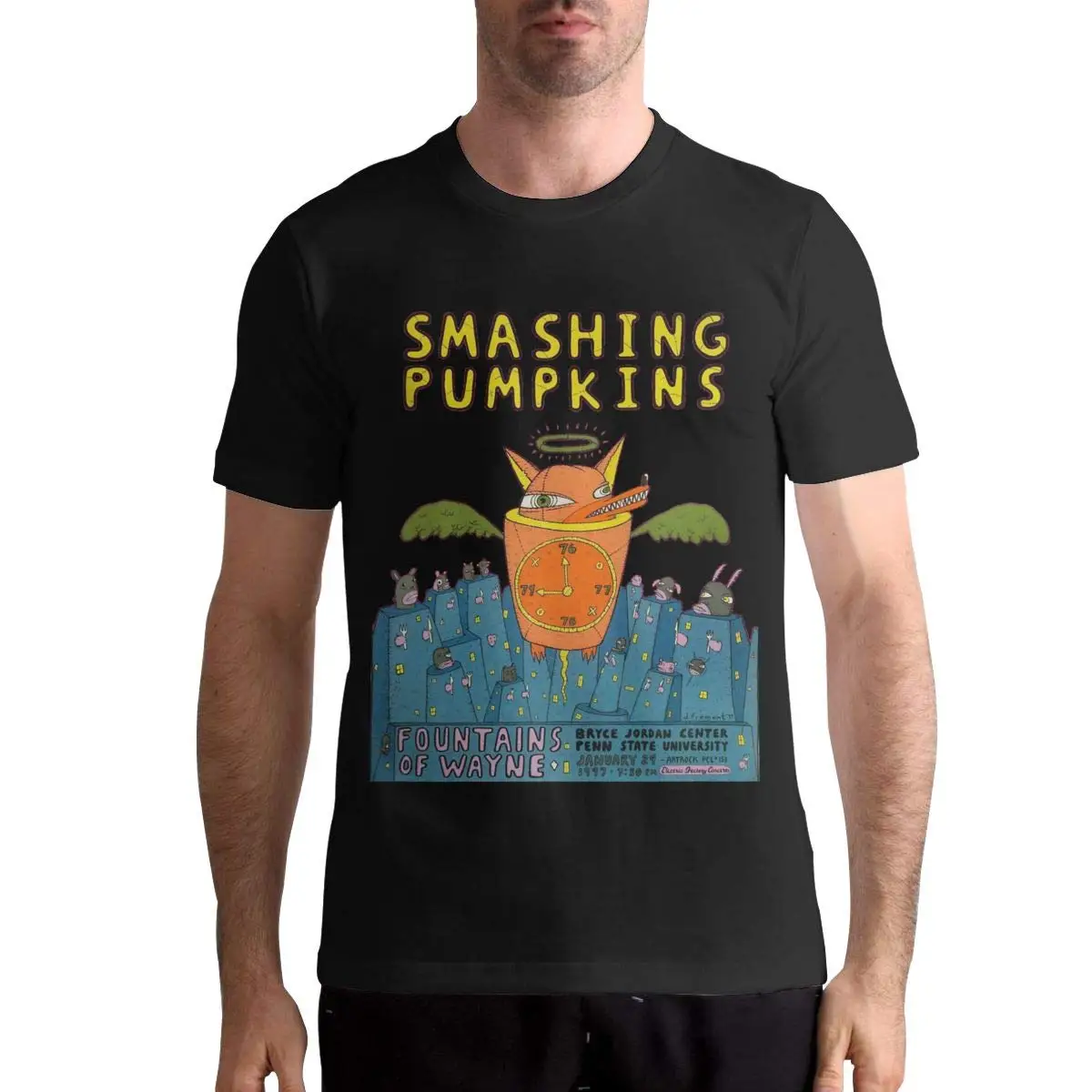 Smashing Pumpkins Мужская модная футболка с коротким рукавом Футболка брендовая 2018 |