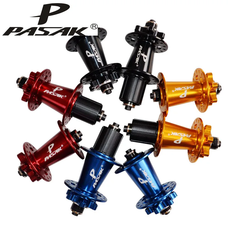 

Pasak PA Sark Mountain Bike 4-Bearing Disc Brakes Flower-drum/Front And Back Shaft Skin 32 Hole Card Fly Quick Release