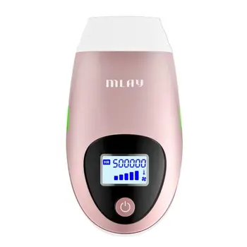 

DHL Free Shipping MLAY Hand Lazer Hair Removal Safely Removal Hair At Home With 500,000 Shots