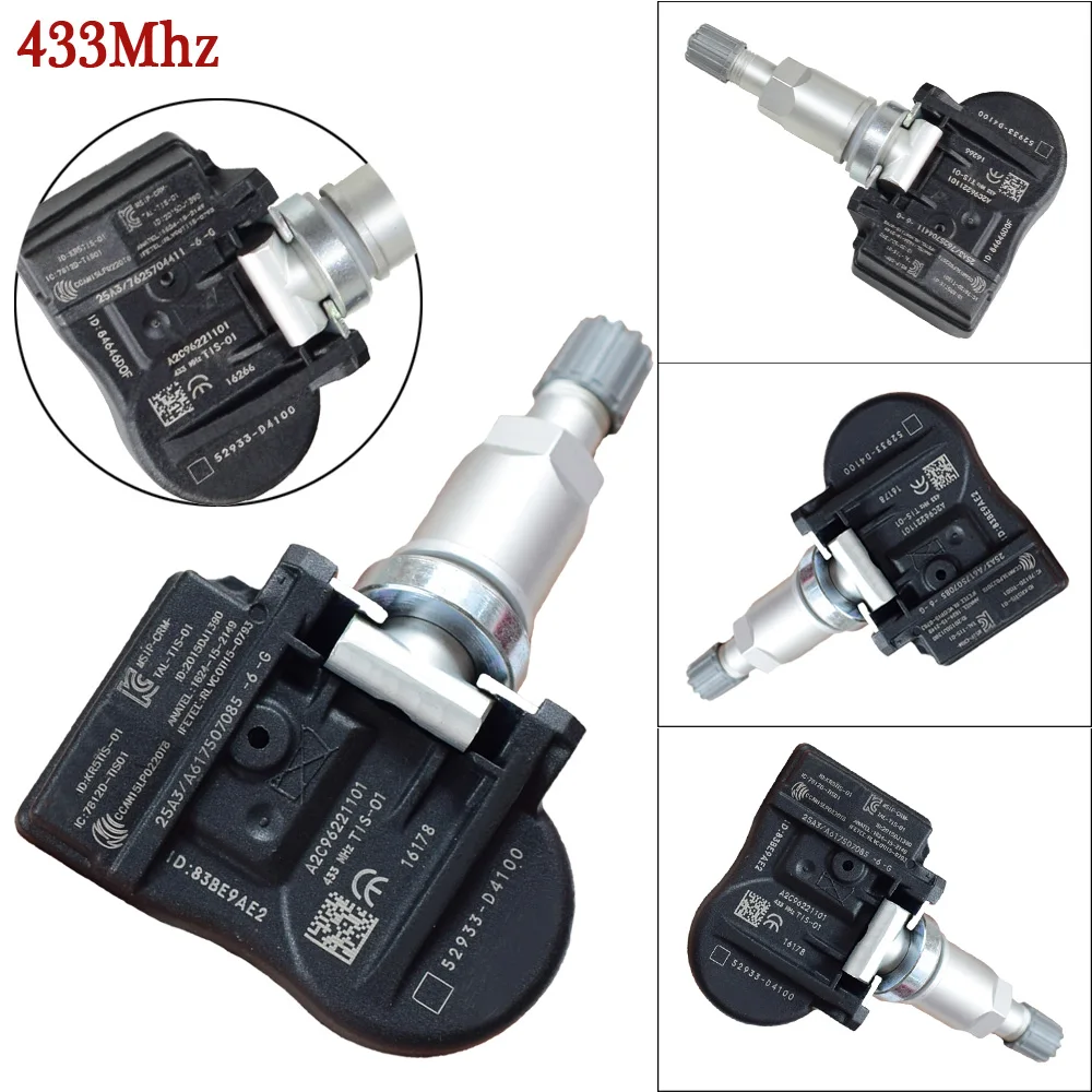 1 шт. TPMS сенсор 433 МГц датчик давления в шинах для hyundai Elantra I30 I30 Fastback 52933-D4100 52933D4100