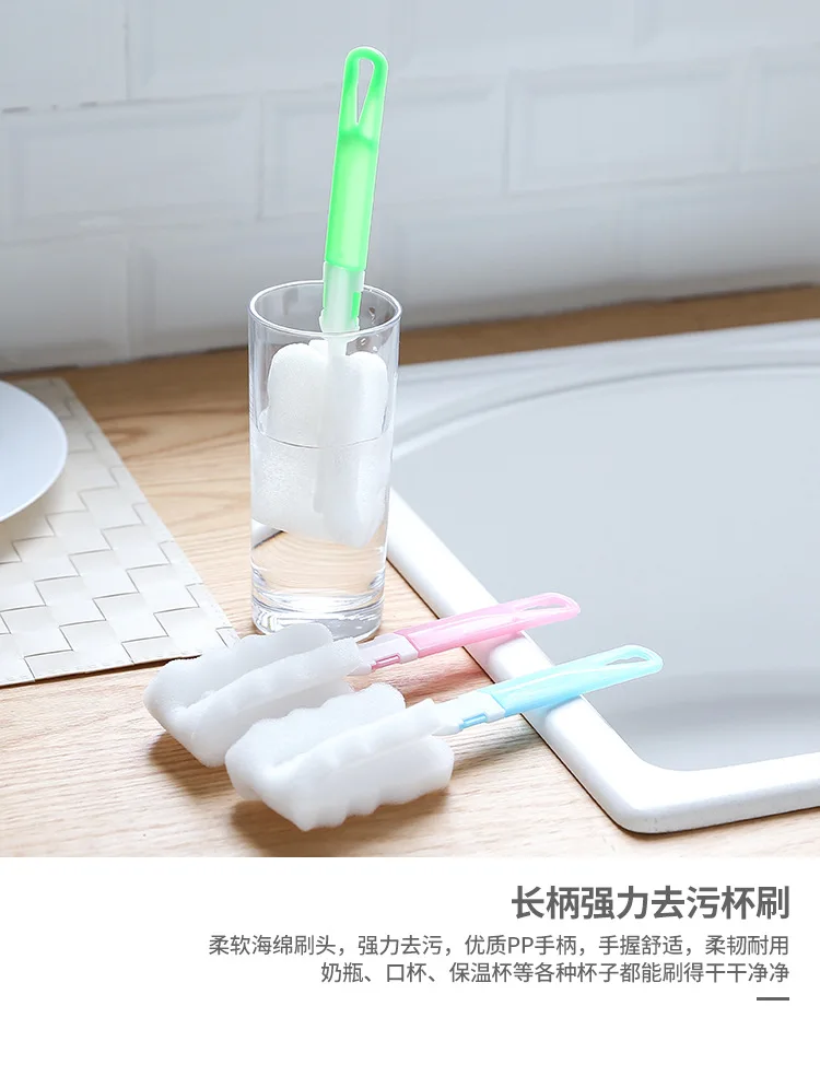 Напрямую от производителя продавая deconstrumable xi bei plastic пластиковая сильная длинная ручка бутылка щетка qu wu Brush чашка щетка