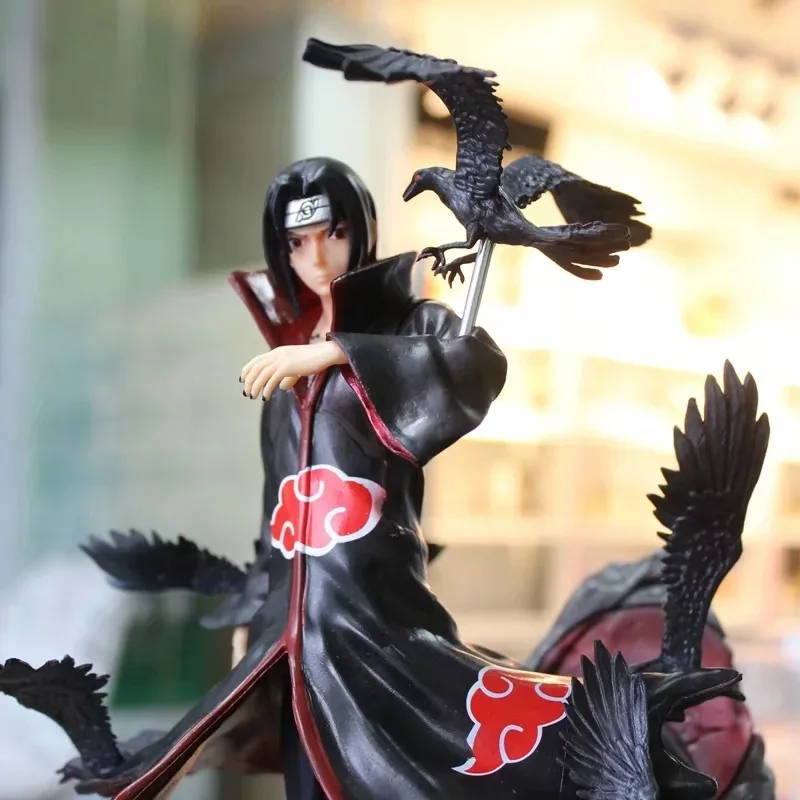 

Diffuse Dynamic Square Anime Naruto Xiao Organization Uchiha Itachi GK Crow Hall Statue Boxed Garage Kit Model