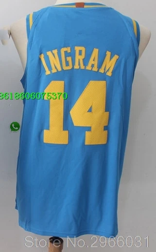 A+++ Качественная мужская одежда для взрослых#23 LeBron James 0 Kyle Kuzma 2 Lonzo Ball 14 Brandon Ingram Jersey Los Angeles - Цвет: for men