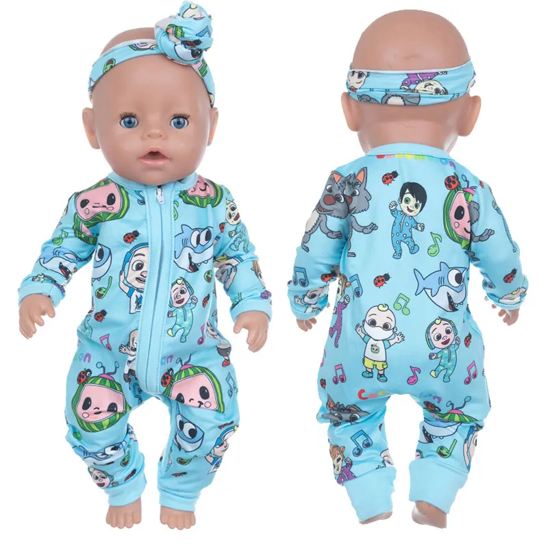 New Fashion Outfit Suit Doll Clothes for 43cm Baby Reborn Doll 17inch Accessories doll clothes barbie doll clothes