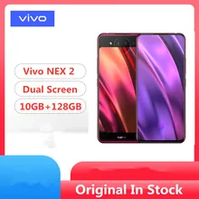 기존 vivo nex 2 휴대 전화 금어초 845 안드로이드 9.0 6.39 인치 + 5.49 인치 듀얼 스크린 10 gb ram 128 gb rom 페이스 id(China)