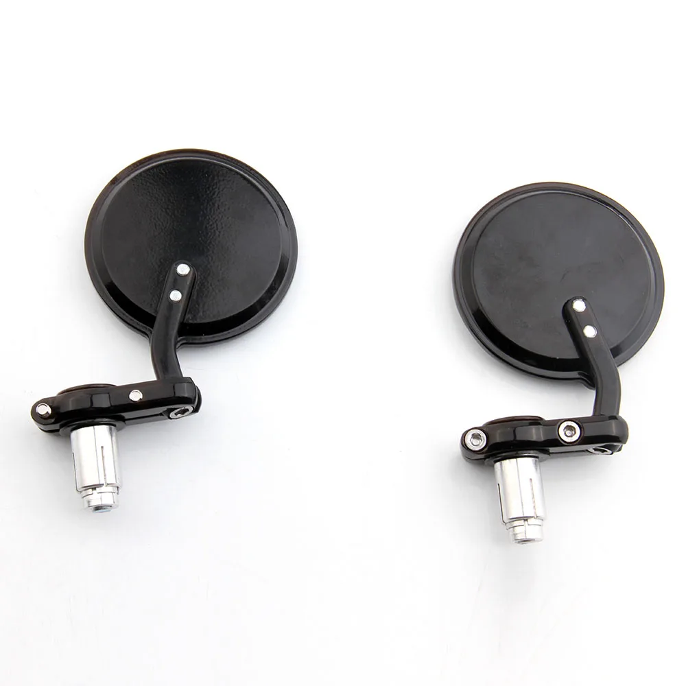 2Pcs 7/8" 22mm Motorcycle Mirror HandleBar Rearview Motorbike Bar End Mirror Motorcycle Accessories Cafe Racer Motor Side Mirror