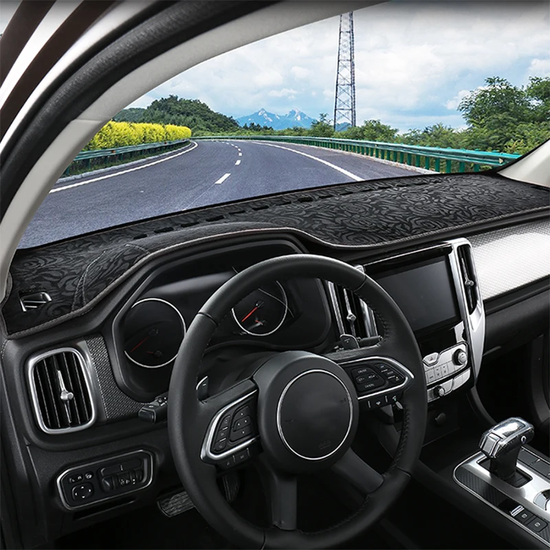 Car Styling Dashboard Protective Mat Shade Cushion Pad Rose Carpet Mat Internal Accessories for Great Wall GWM POER
