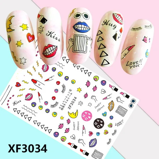 1 лист Стильные наклейки для ногтей|foil polish|flower nail stickersdiy art |
