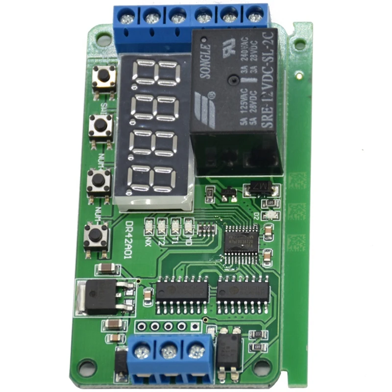 Dc12V Dpdt реле цикла таймер модуль время задержки полярности аудио переключатель двигателя