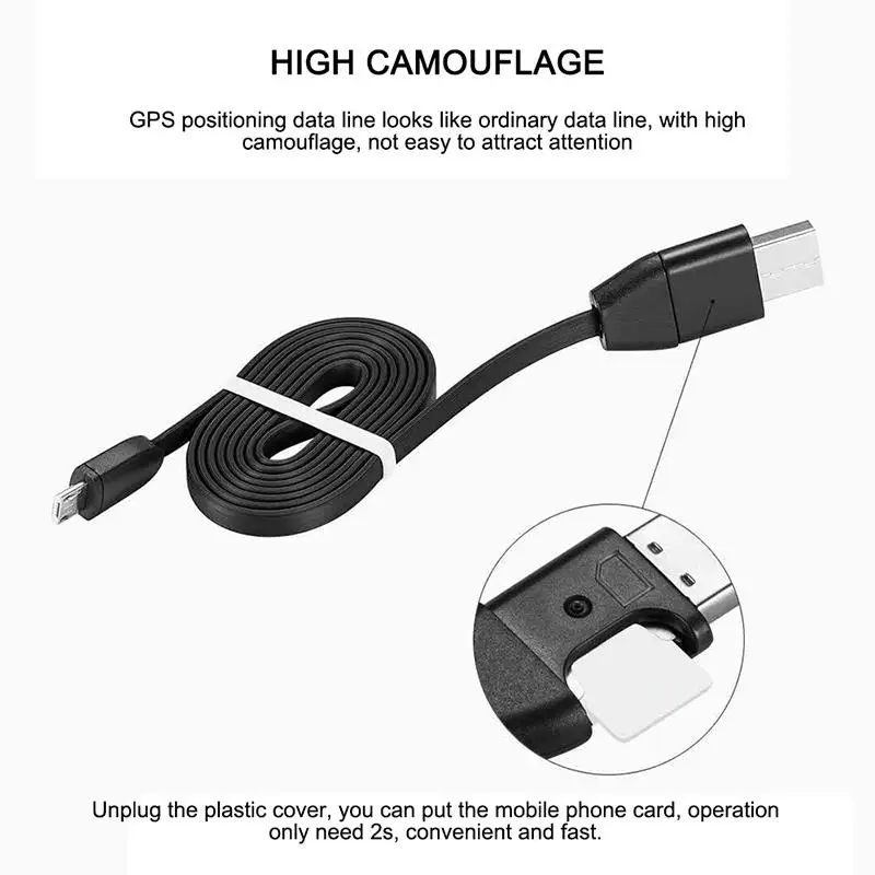 1 шт. автомобиль GPRS трекер для автомобиля устройство слежения Micro USB кабель в режиме реального времени GSM/GPRS отслеживание